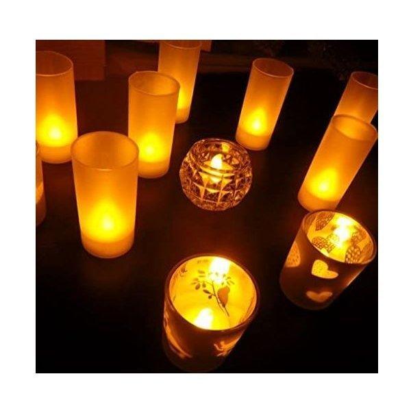 Ledキャンドル 48個 電池付 ledキャンドルライト ティーライト led