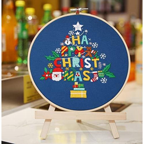 刺繍フレーム　動物たちのクリスマス 刺繍フレーム 動物たちのクリスマス 刺繍フレーム 動物たちの