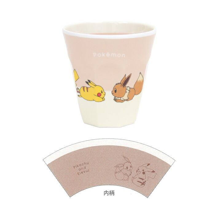 Pokemon（ポケモン） メラミンカップ 270ml ピカチュウ＆イーブイ柄