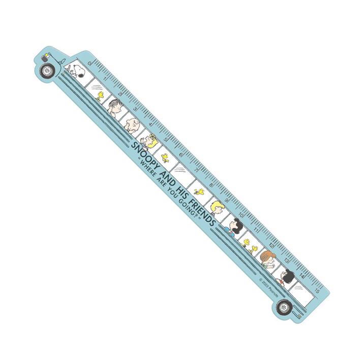 スヌーピー ダイカット15cm定規 ミント 114933 [M便 1/10] : おなまえ