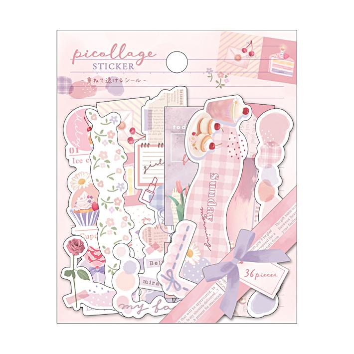 CRUX（クラックス） ピコラージュステッカー ピンク 116403 [M便 1/36