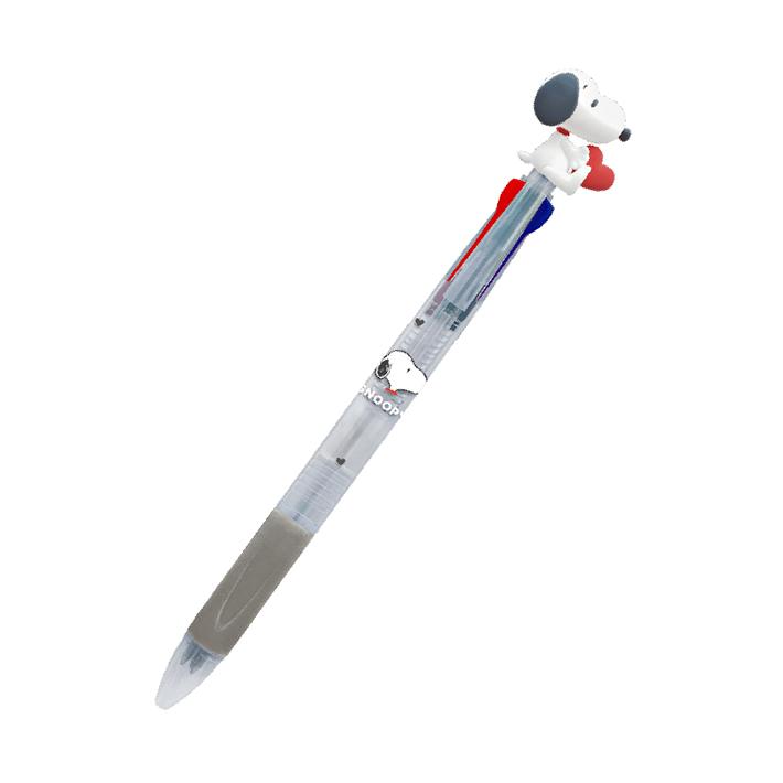 スヌーピー マスコット付き3色 ボールペン 0.7mm 135030 [M便 1/6