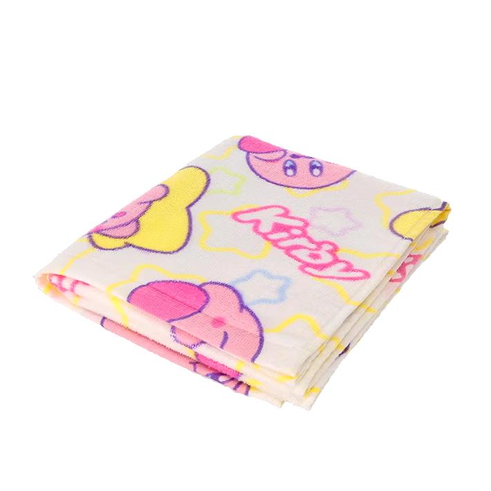 丸眞 星のカービィ フェイスタオル 2枚組 スターパレード柄 [No