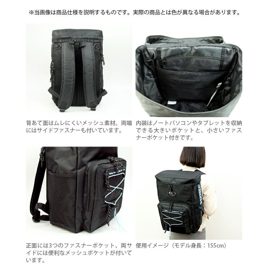 CRUX（クラックス） スマイリーフェイス BOXリュック ブルー 52514 