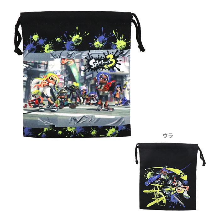 任天堂（Nintendo） スプラトゥーン3 巾着 M SPT-1198 [M便 1/2] : お