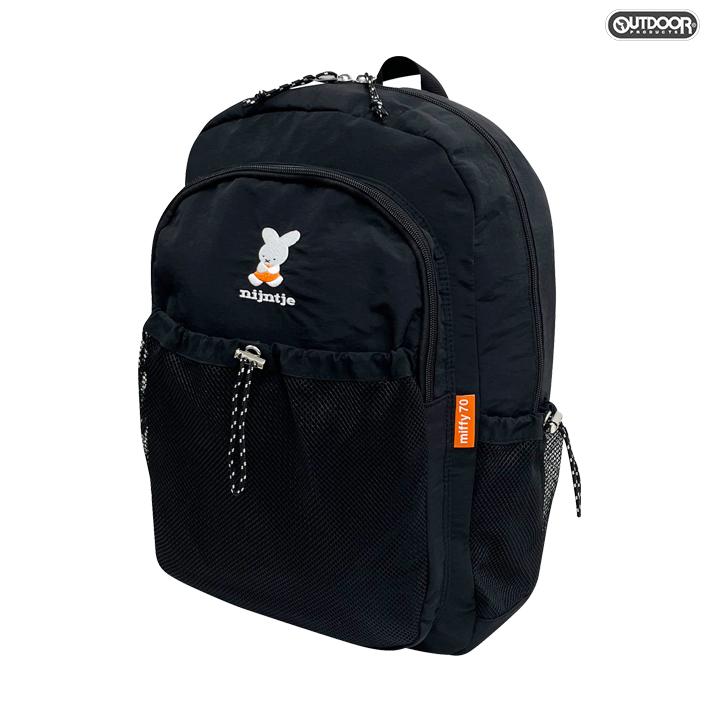アウトドアプロダクツ×ミッフィー　ミッフィー70周年記念　ディパック　M　ナインチェ柄　ブラック　BN2202BK-7