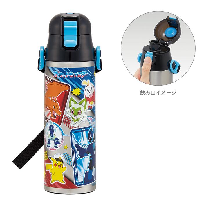 新品品薄　ロック付きワンプッシュ　ダイレクトボトル　ポケットモンスターXY スケーター ポケモン ロック付ワンプッシュダイレクトステンレスボトル