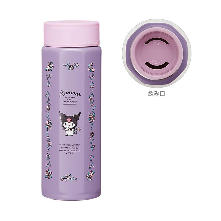 クロミ クロミ 八角形ステンレスボトル 水筒 500ml フラワーレトロ柄