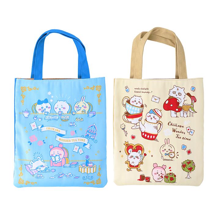 ちいかわ レピア織ミニトート ティータイム柄/ワンダーランド柄