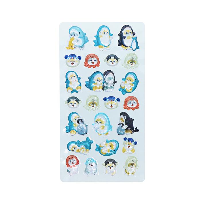 mofusand ボンボンドロップシール 2柄 [M便 1/6] : おなまえ工房