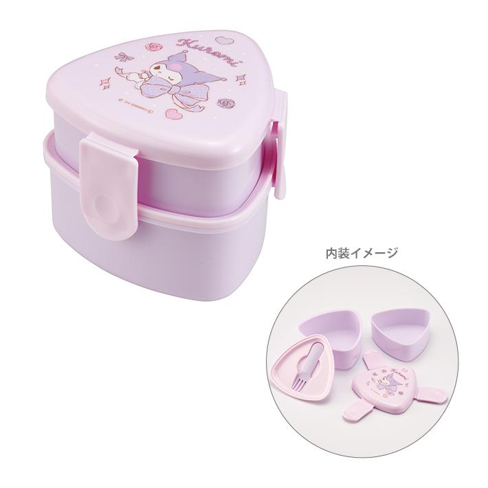 スケーター 抗菌三角おにぎりランチボックス 500ml 7柄 ONWT1AG