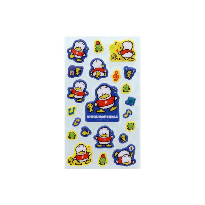 サンスター文具 サンリオキャラクターズ ぷっくりシール レトロ 4柄 [M