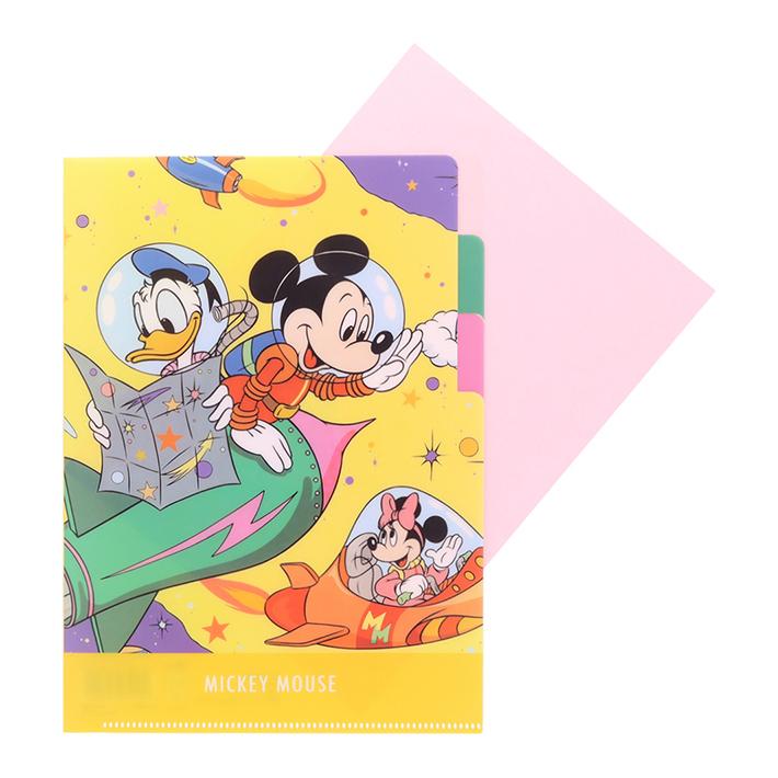 サンスター文具 ディズニー ミッキーマウス クリアファイル A5 3P