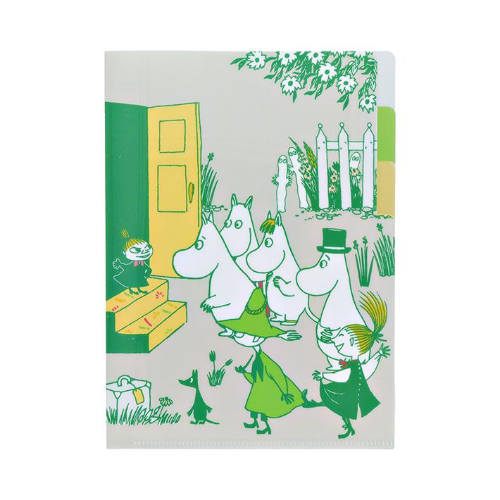 MOOMIN（ムーミン） 80周年記念 クリアファイル 3ポケット A5 ドア柄