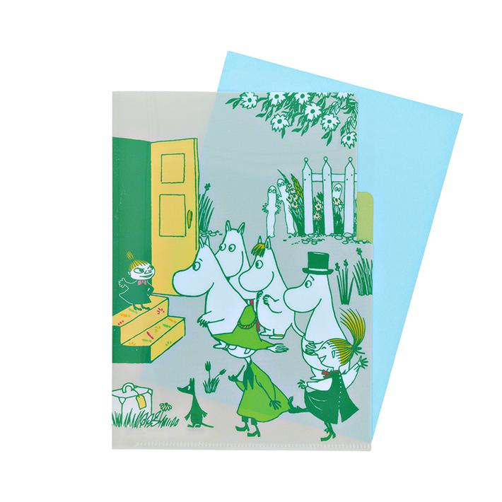 MOOMIN（ムーミン） 80周年記念 クリアファイル 3ポケット A5 ドア柄