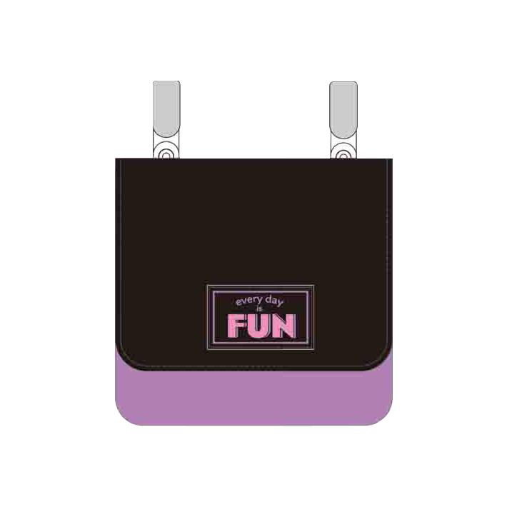 サンスター文具 ポケポ 洗えるポッケポーチ ブラック柄 4901770696102