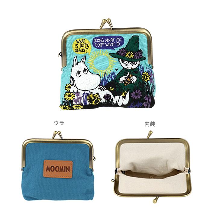 畳刺繍ミニポーチ がま口 NLC ムーミン 4901770855493[M便 1/2] : おなまえ工房 - 通販 - Yahoo!ショッピング