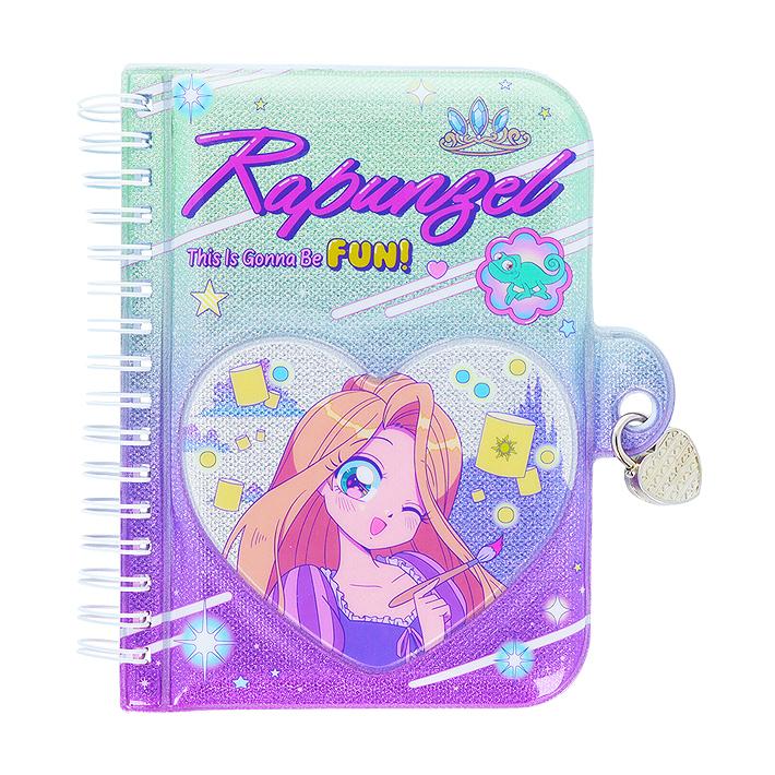サンスター文具 ディズニープリンセス ラプンツェル カギ付きノート