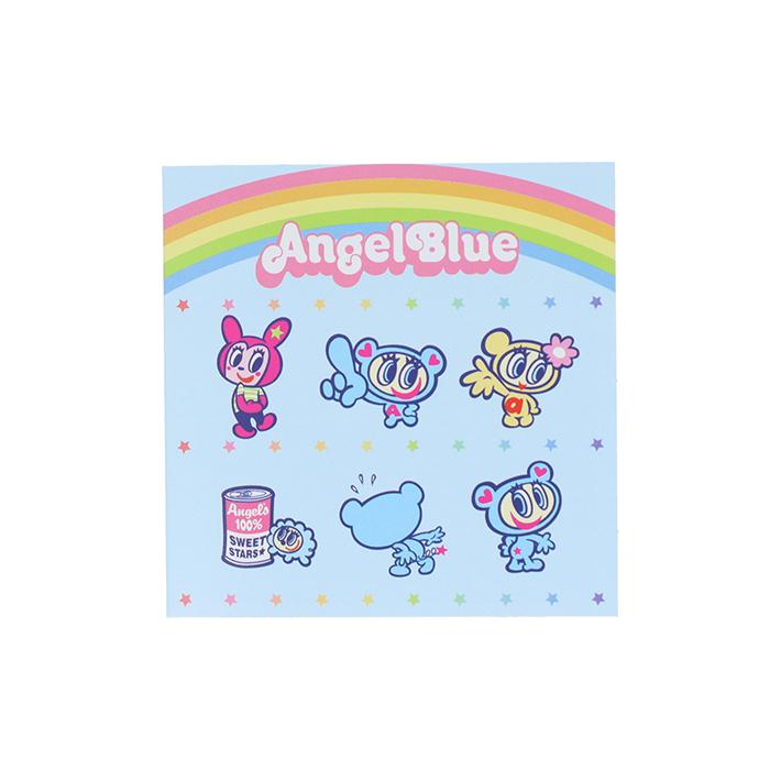 エンジェルブルー ブック型付箋 ブルー 4901770734996 [M便 1/8] s2841410おなまえ工房 通販