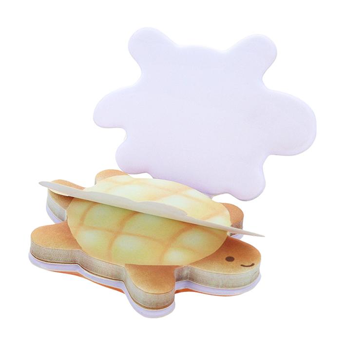 もっちりパンふせん カメパン柄 4901770741598 [M便 1/4] : おなまえ