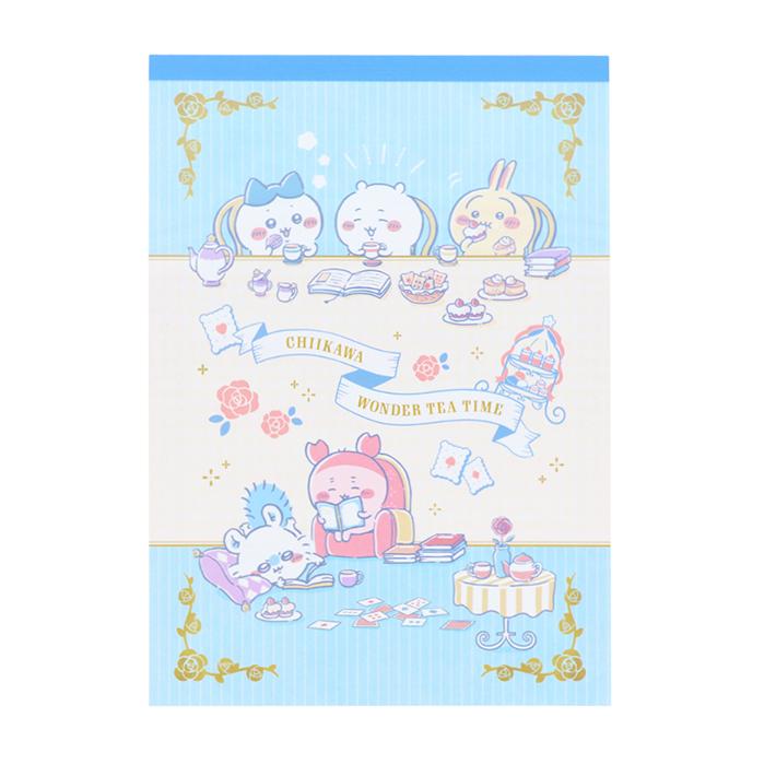 サンスター文具 ちいかわ メモ A6 ティータイム柄 4901770766546 [M便