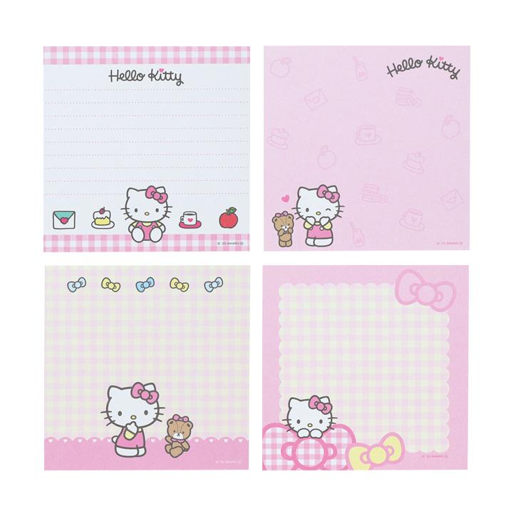 サンスター文具 ハローキティ スクエアメモ ピンク 4901770642710 [M便