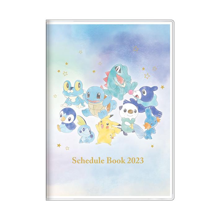 ポケモン 月間b6 23年 スケジュール帳 みずタイプ柄 M便 1 4 S シブヤ文具 Yahoo 店 通販 Yahoo ショッピング