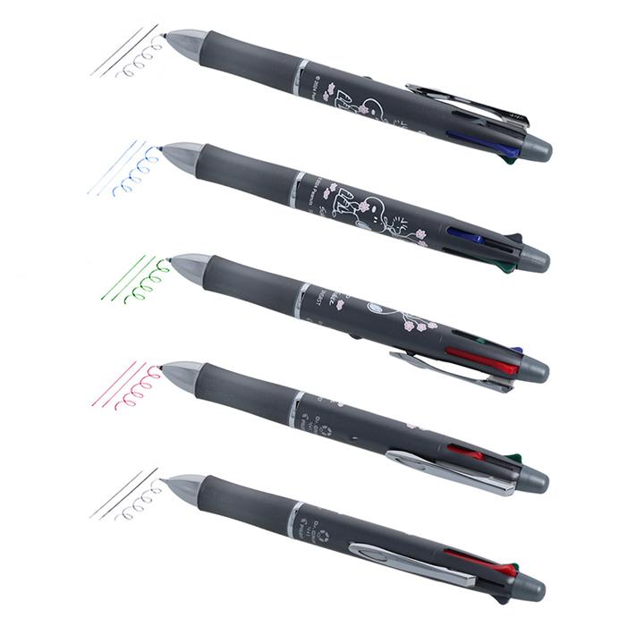 サンスター文具 スヌーピー ドクターグリップ4+1 多機能ペン 4色ボール