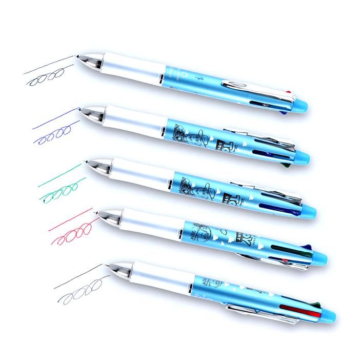 Disney ディズニー ドクターグリップ4+1 多機能ペン 4色ボール0.7mm＋