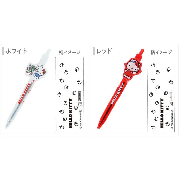 サンスター文具 ハローキティ プレート付きボールペン 油性ボールペン