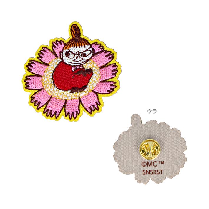 MOOMIN（ムーミン） 80周年記念 刺繍ピンバッジ 8種類のうちどれが届く