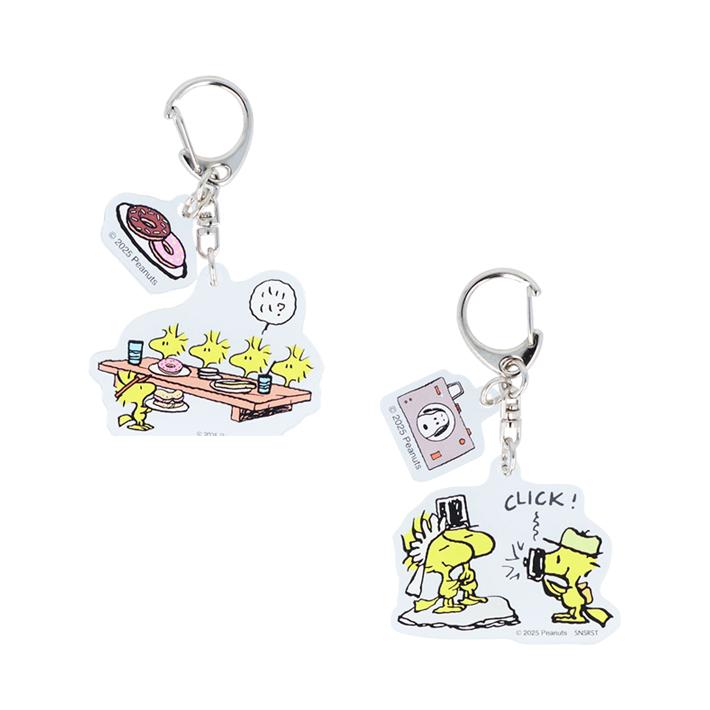 サンスター文具 スヌーピー ミニアクリルキーホルダー 8種類のうちどれ