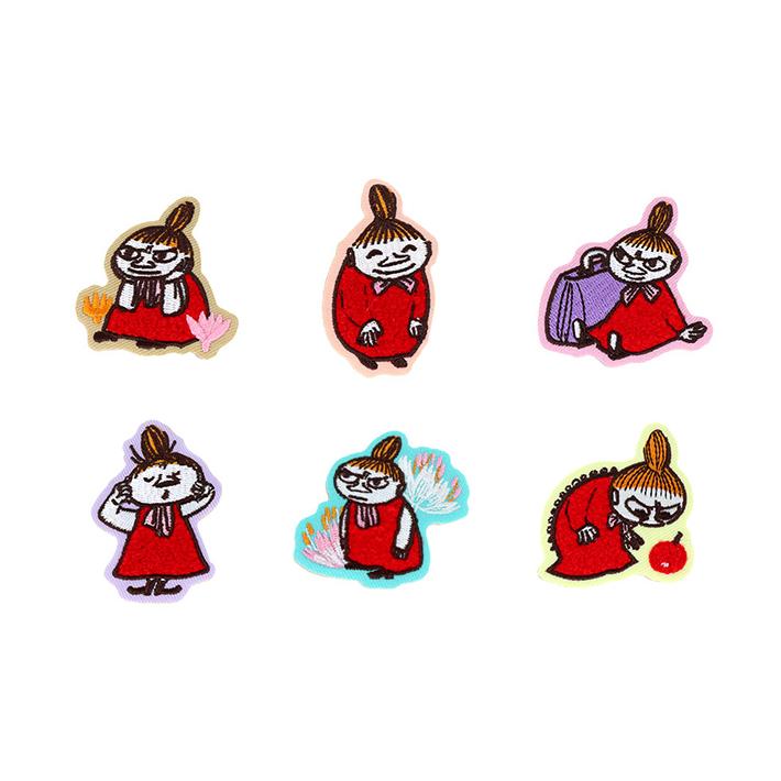 MOOMIN（ムーミン） サガラ刺繍ピンバッジ リトルミイ柄 1BOX 6個入り