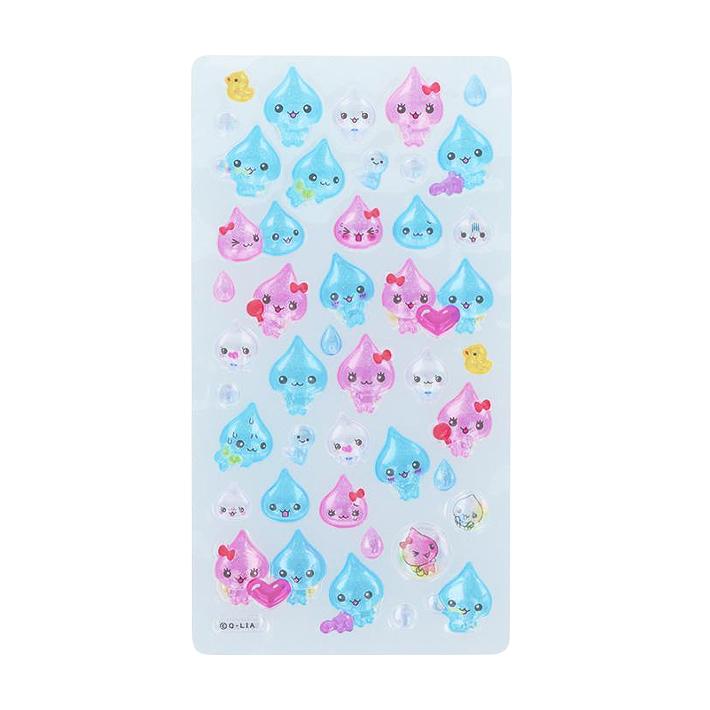 サンスター文具 しずくちゃん ボンボンドロップシール A柄