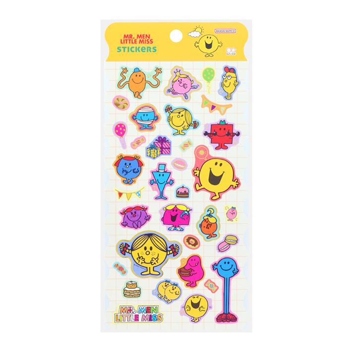 サンスター文具 ミスターメン リトルミス シール チラシ柄