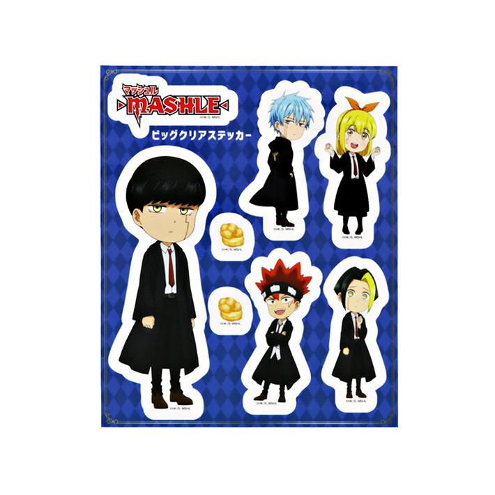 半額・50％OFF]マッシュル ビッグクリアステッカーシール B柄