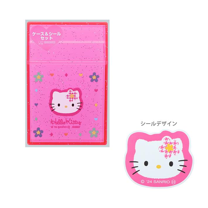 【1999年】HELLO KITTY★MDシール(２枚入り)など【日本限定】新品 サンスター文具 ハローキティ ケース入りシールセット Y2K柄