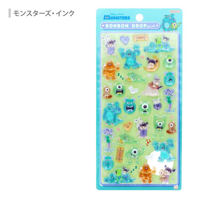 サンスター文具 ディズニー ボンボンドロップシール 6柄 [M便 1/6