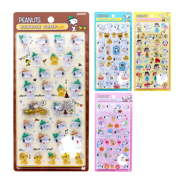 【正規品】ボンボンドロップシール　ディズニー　スヌーピー サンスター文具 スヌーピー BONBON DROP SEAL ボンボンドロップシール