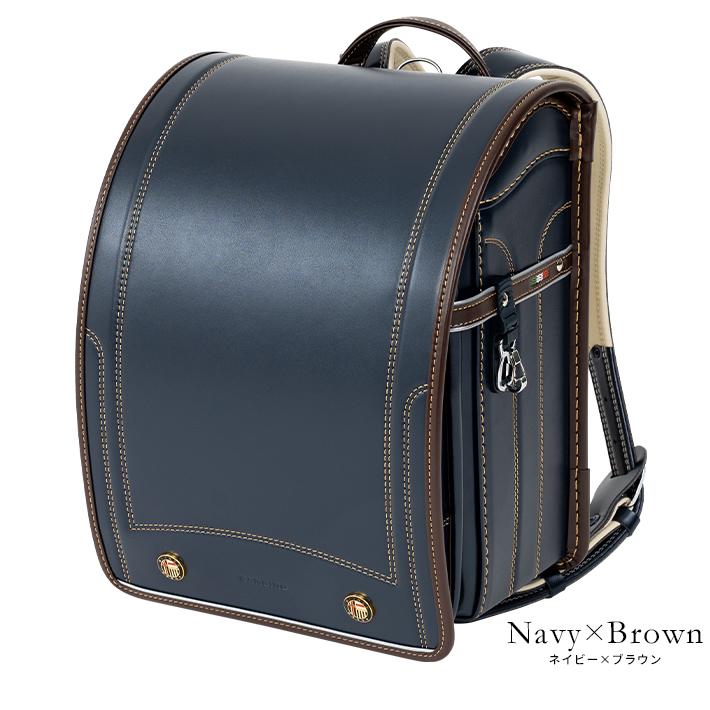 美品・未使用・新品BENSON 26cmブラウン/ネイビー 天使のはね [早期購入特典本体名入れ] バンビーノ 天使のはね＜R