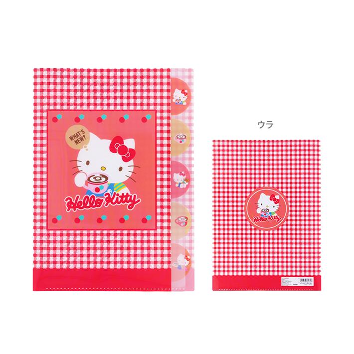 サンスター文具 サンリオキャラクターズ ダイカットクリアファイル 5