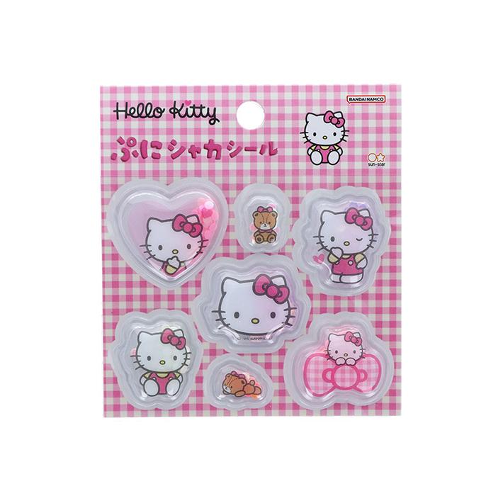 サンスター文具 サンリオキャラクターズ ぷにしゃかシール 4柄 [M便 1