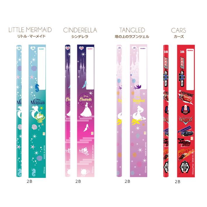 ディズニー かきかた鉛筆 ＜B・2B＞ 12本組 六角軸 ディズニー新入学・限定シリーズ sd-tp0  [M便 1/6]　[disneyzone] | Disney | 05