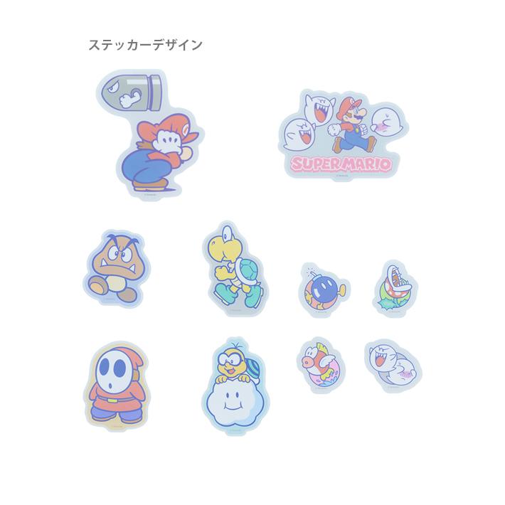 サンスター文具 スーパーマリオ ステッカーセット [M便 1/18] : お