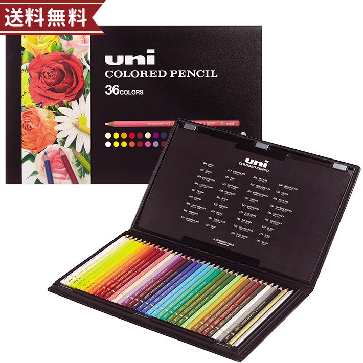 ポスカ色鉛筆 36色 uni色鉛筆 uni（三菱鉛筆） 三菱鉛筆 色鉛筆 ユニカラー36色 UC36CN : おなまえ
