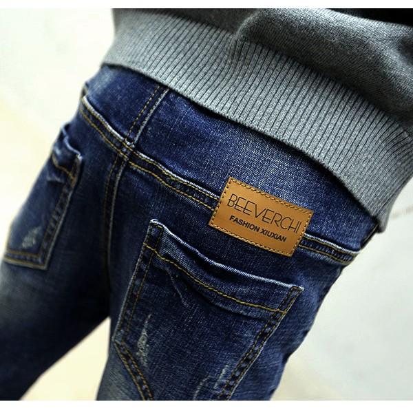 子供服 キッズ ロングパンツ ルーズフィット ストレッチ リメイク加工デニムパンツ サルエル Used加工 男児 男の子 Gパン ジーンズ 女の子 一部予約 韓国こども服 女児