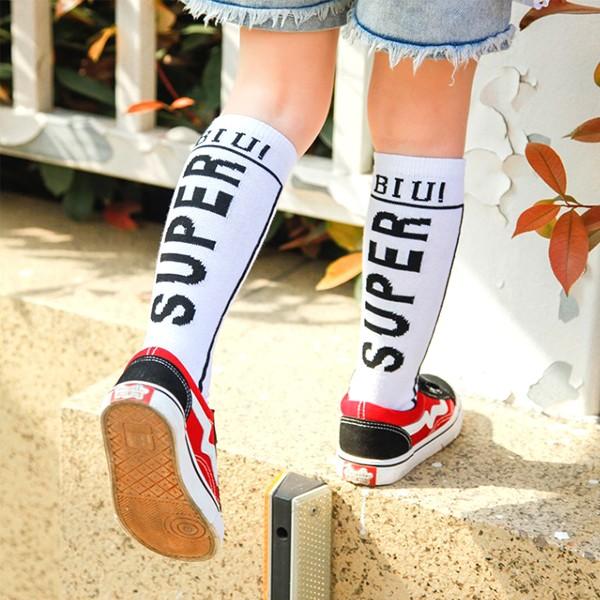 子供服 キッズ 靴下 英字ロゴ ハイソックス ニーハイソックス ストリート ダンス 小学生 男の子 女の子 男児 女児 ジュニア 韓国こども服 韓国 ファッション Dc 294 Putimomo 通販 Yahoo ショッピング