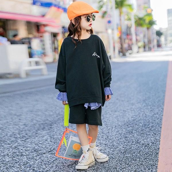 X-GIRL ストライプセットアップ 140サイズ X-GIRL ストライプ