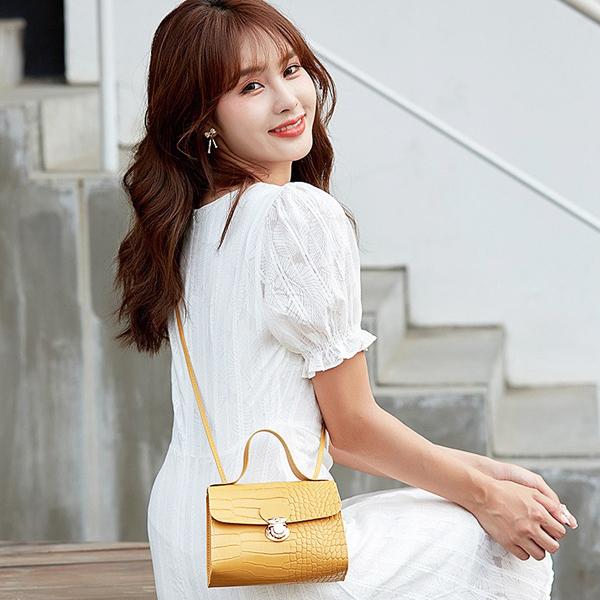 SHISKY レディース 鞄 クロコダイル調 ミニバッグ ショルダー