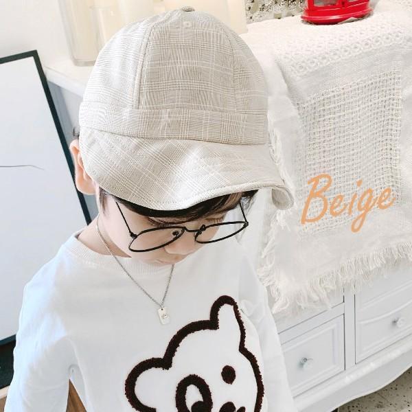 子供服 キッズ 帽子 チェック柄 つば広 ゆったりキャップ キャスケット風 男女兼用 後リボン 大きい つば 日よけ効果 男の子 女の子 ジュニア 韓国こども服 Dc Putimomo 通販 Yahoo ショッピング